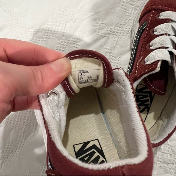 Vans Kids Red Sneakers - Picture 3 of 5